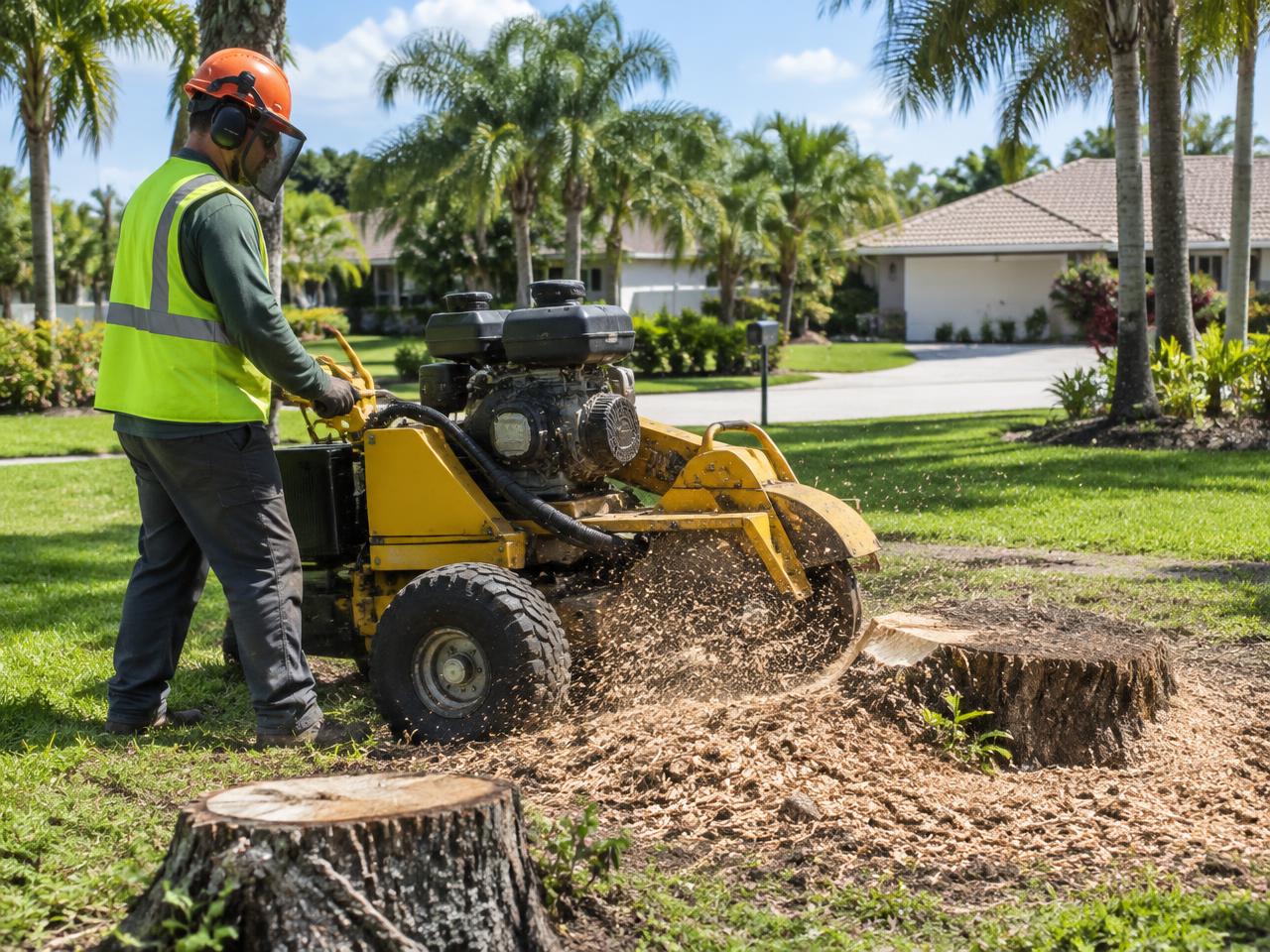 Stump grinding